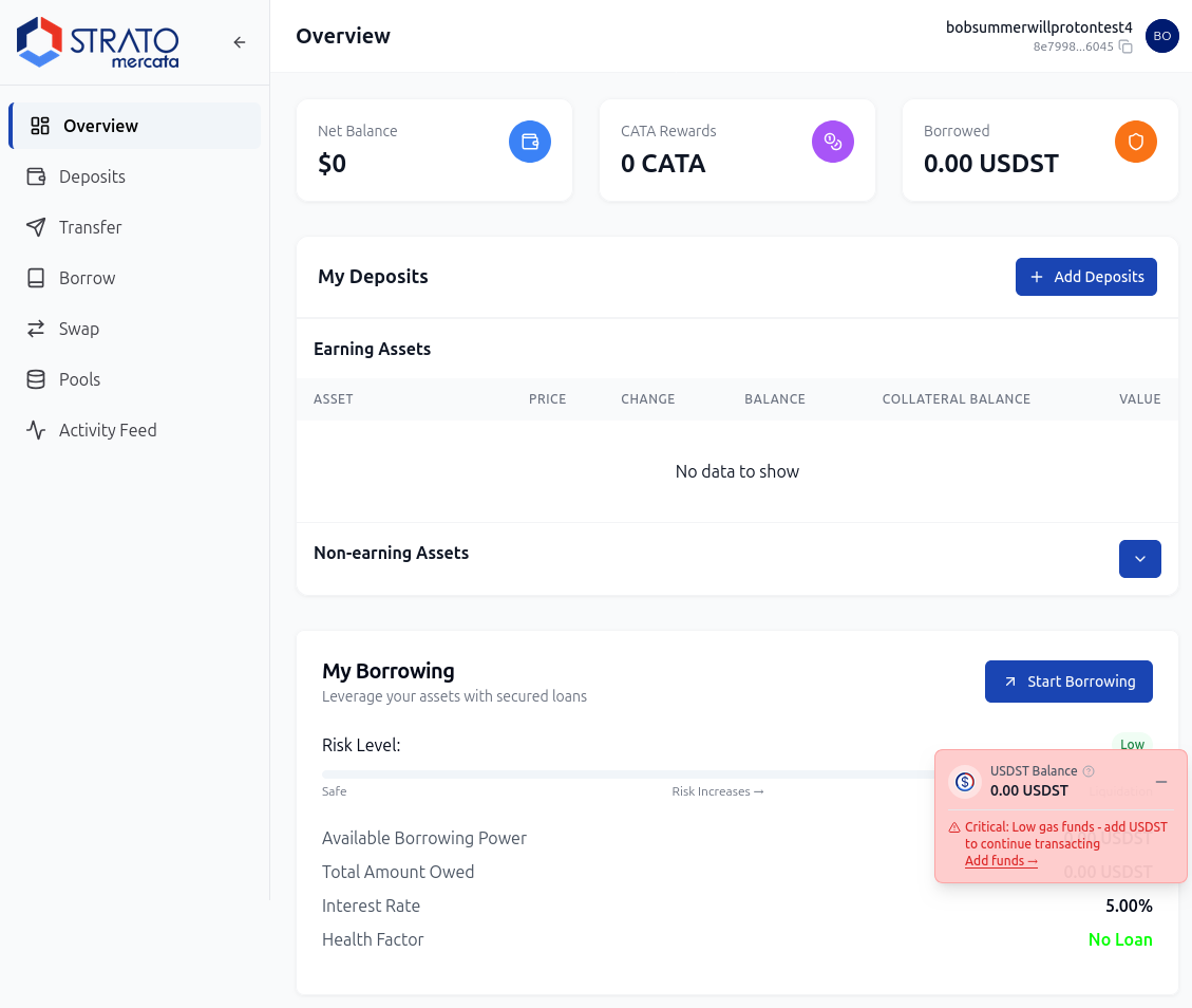 Mercata V2 Dashboard
