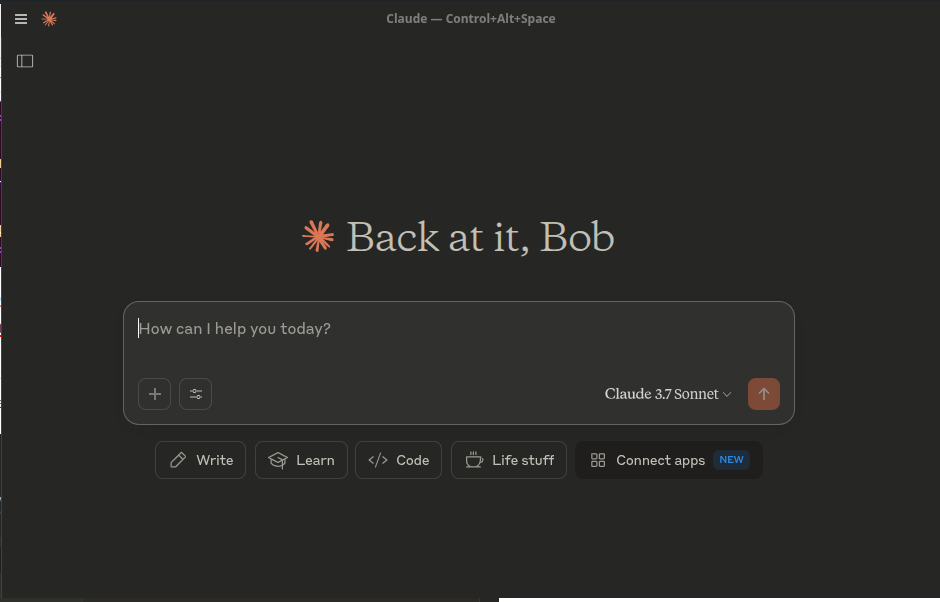 Claude desktop