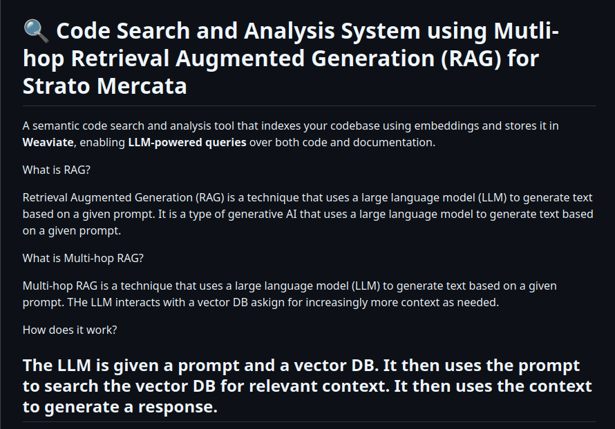 RAG LLM interface